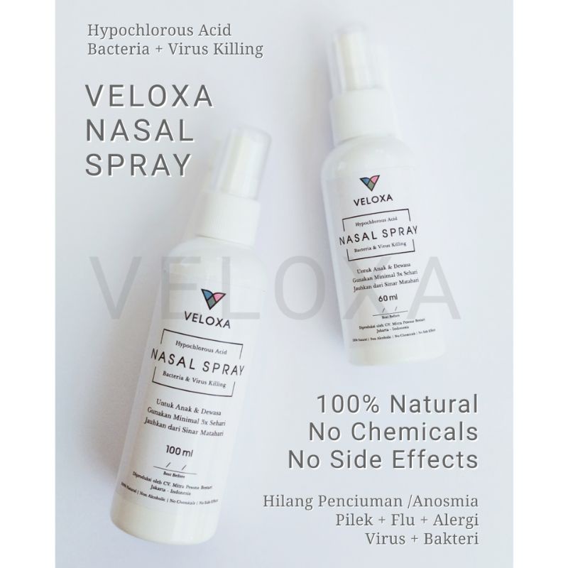 Jual Veloxa Nasal Spray / Anosmia / Pilek / Flu / Alergi / Virus