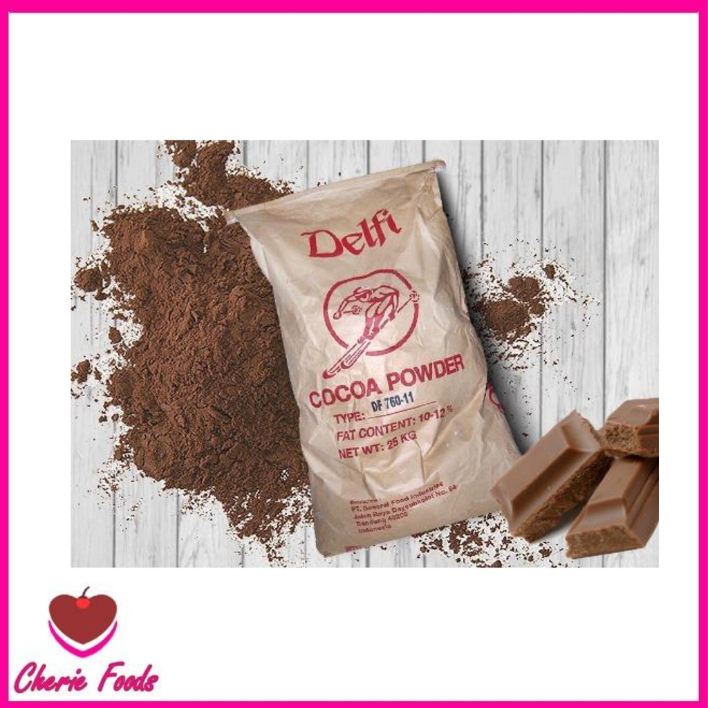 Jual Delfi Cocoa Powder Coklat Bubuk 25Kg/ Delfi Coklat Bubuk 1 Sak | Shopee Indonesia