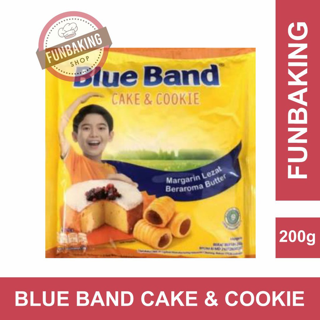 FunBaking BlueBand Cake & Cookie 200gr margarin dan