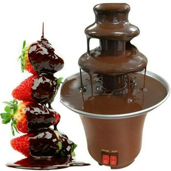 Jual Chocolate Fondue Fountain / Mesin Mini Coklat Air Mancur | Shopee Indonesia