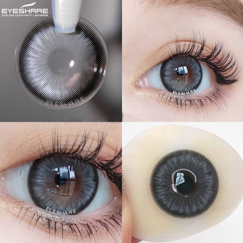 Jual 【COD】 DIAMOND SOFTLENS BIG EYE Soft Colored Contact lens Yearly