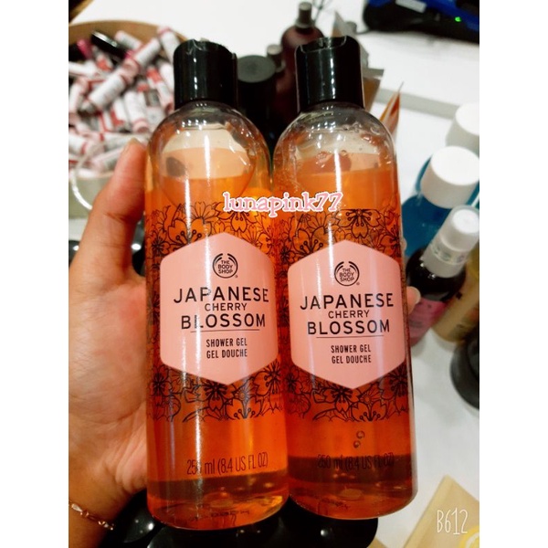 Jual The body shop Japanese cherry blossom shower gel 250 ml Shopee