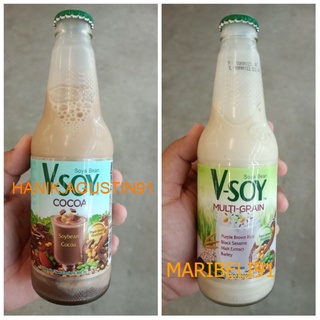 Jual Vsoy Susu Kedelai Coklat Chocolate Soy Milk Botol /V-Soy Susu Kedelai Multi Grain Vsoy Milk 300Ml | Shopee Indonesia