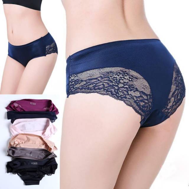 Celana Dalam Wanita Seamless / Tanpa Jahitan Anti Nyeplak 004 Shopee Indonesia