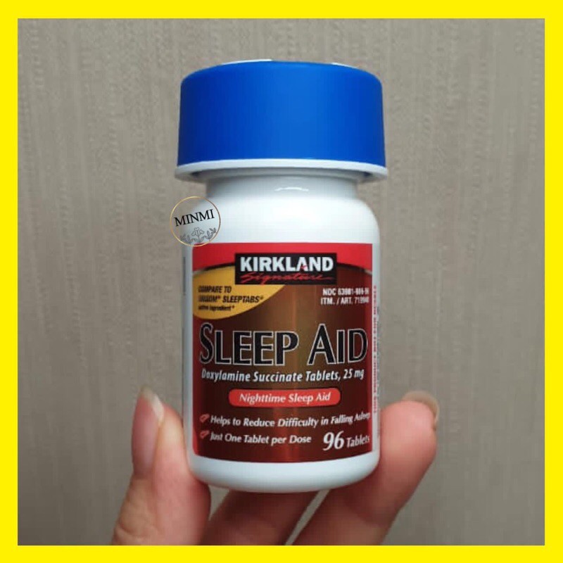 Jual Kirkland Sleep Aid 96 Tablet Doxylamine Succinate | Shopee Indonesia