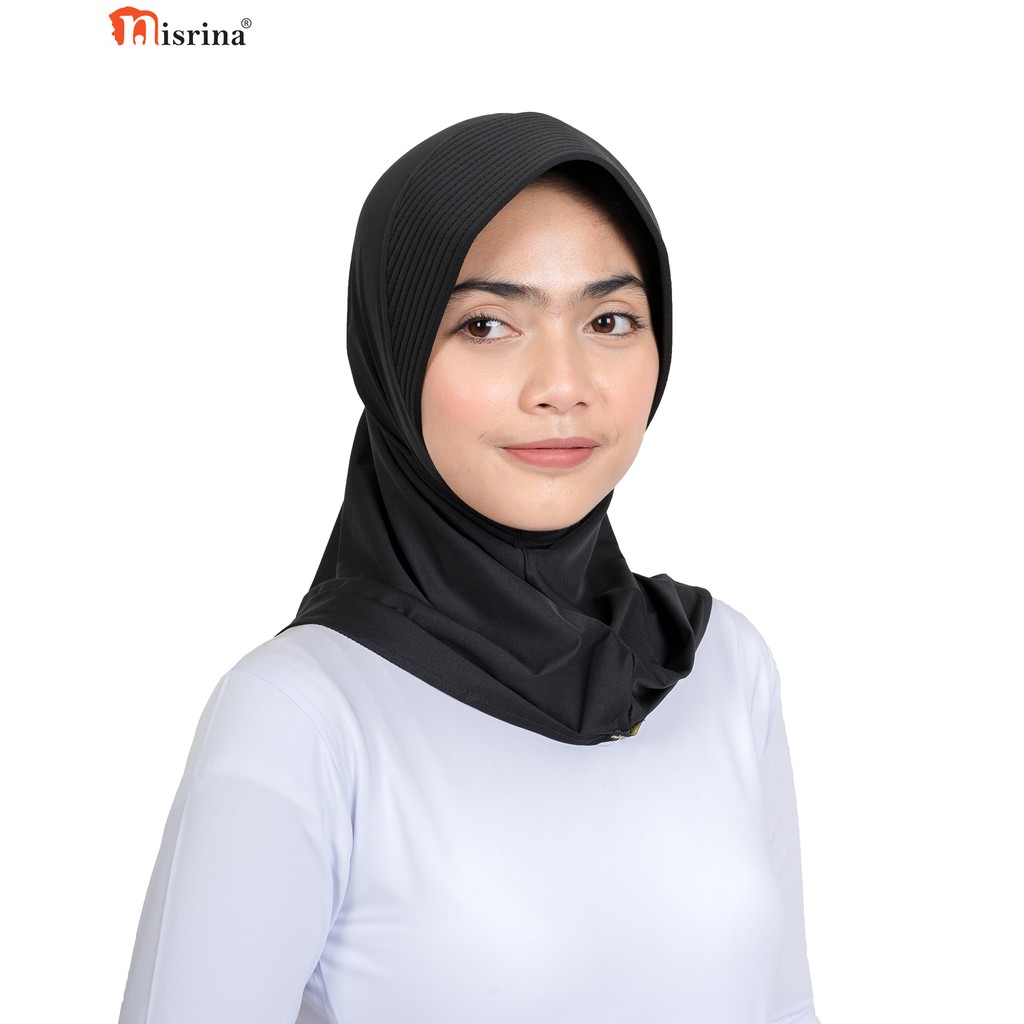 Nisrina Fashion Muslim Jilbab Instan Kerja Pendek Gadis Alvira Shopee
