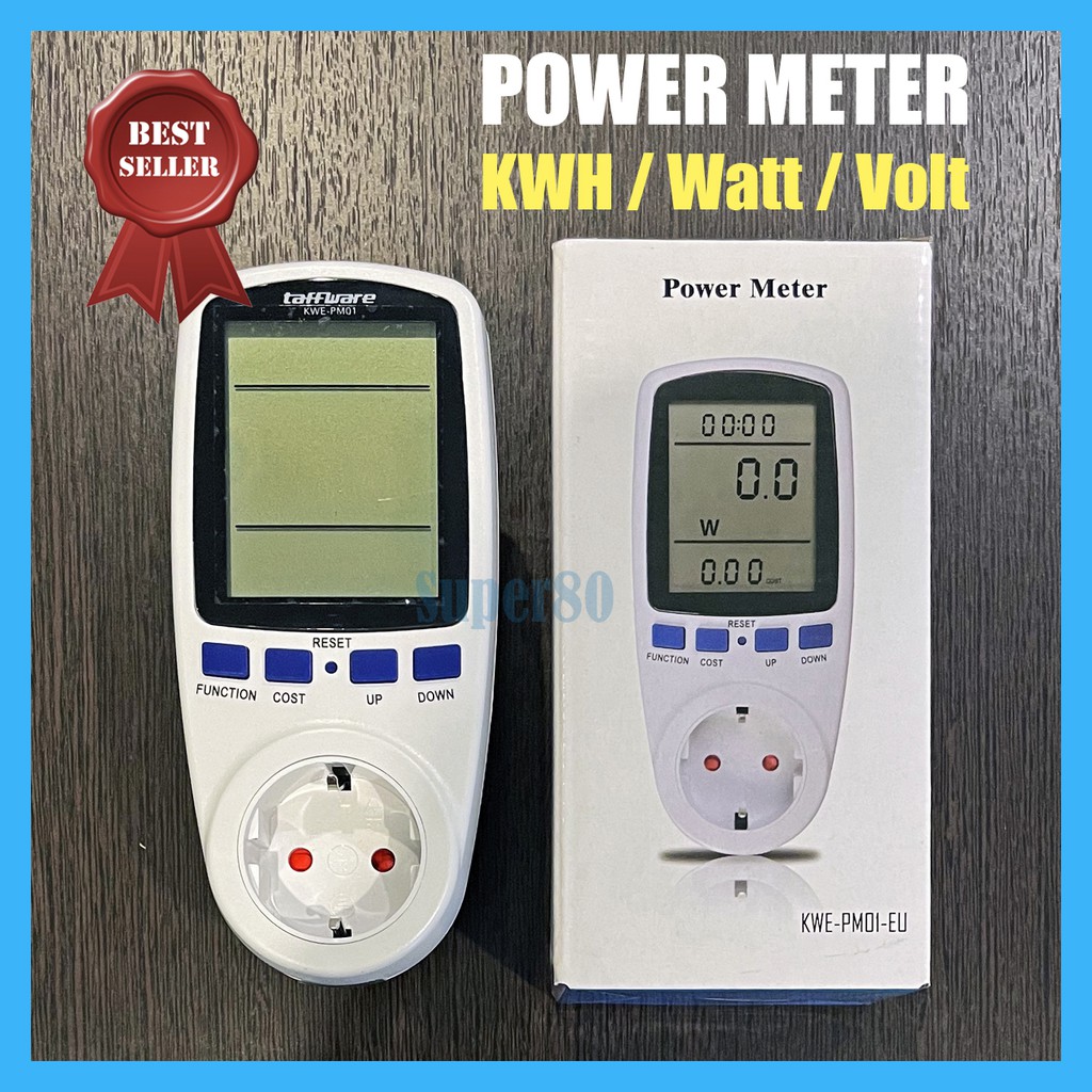 Jual Power Meter Pengukur KWh Watt Volt Digital Daya Listrik AC Biaya