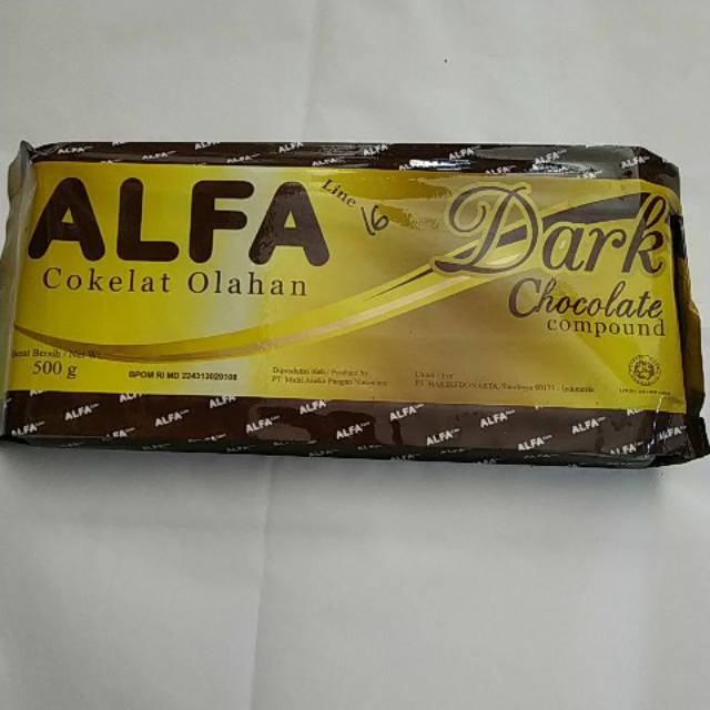 Jual Coklat Alfa Dark Chocolate 500Gr | Shopee Indonesia