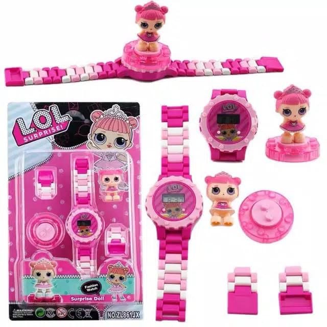 Jual Jam Tangan Anak Lego Lol Perempuan Karakter Mainan Anak Lego Lol Murah Digital | Shopee Indonesia