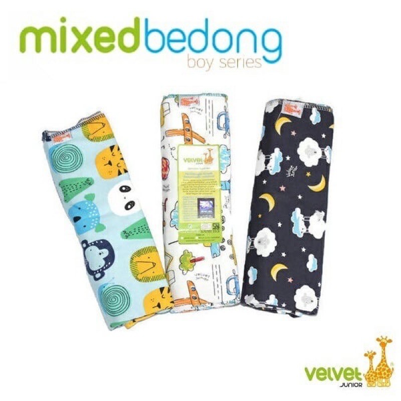 Bedong Velvet Junior 3pcs Shopee Indonesia