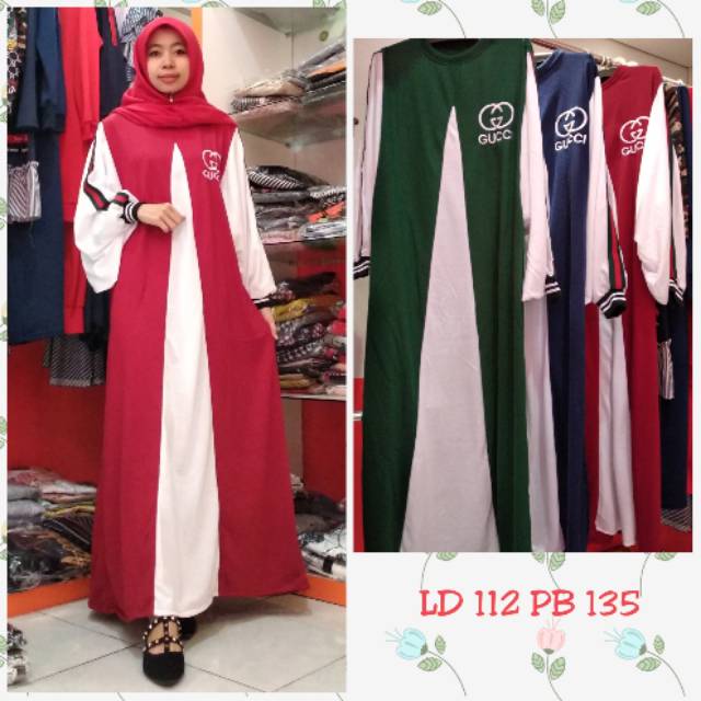 Model Baju Gamis Gucci Baju Gamis Syar I Terbaru 2018 Gucci Gamisalya