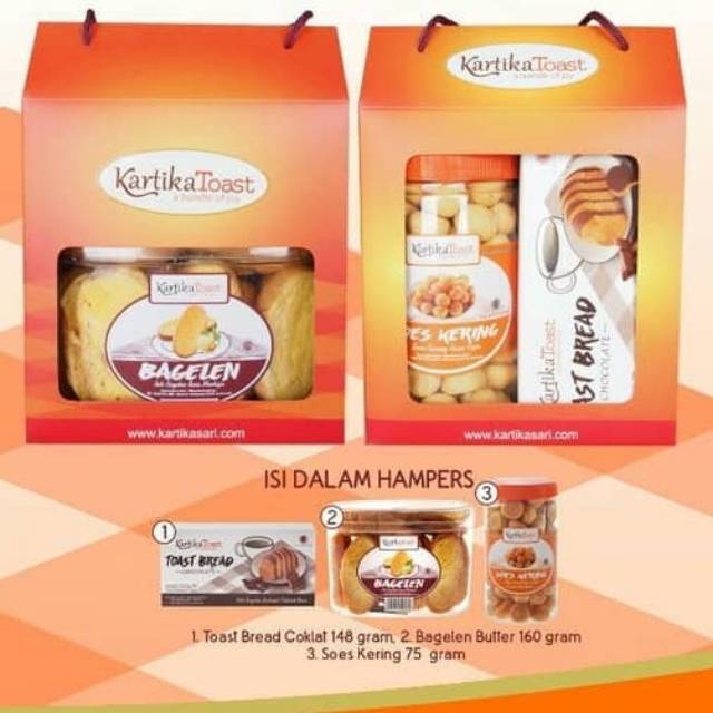 Paket Lebaran/Hampers Kartika Sari isi 3 Shopee Indonesia