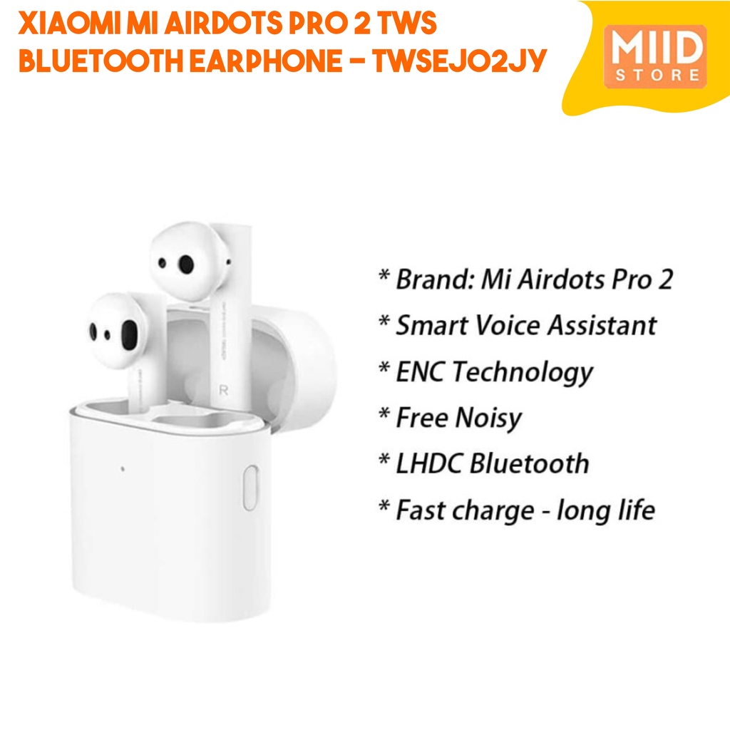 Jual Xiaomi Mi Airdots Pro 2 Tws Bluetooth Earphone - Twsej02Jy | Shopee Indonesia