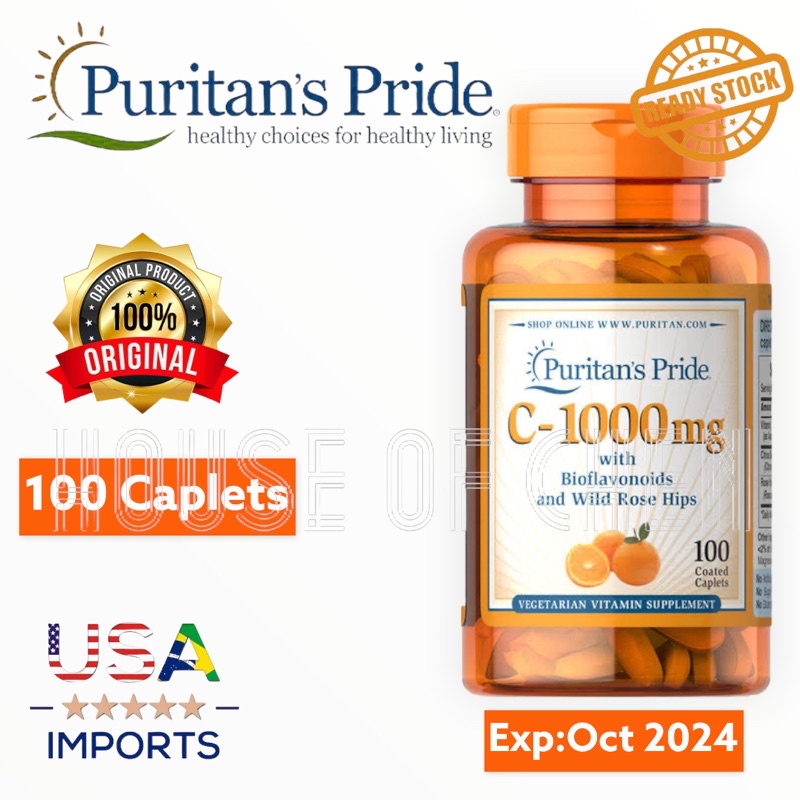 Jual PURITAN PRIDE Vitamin C1000mg with Bioflavonoids & Wild Rose Hips