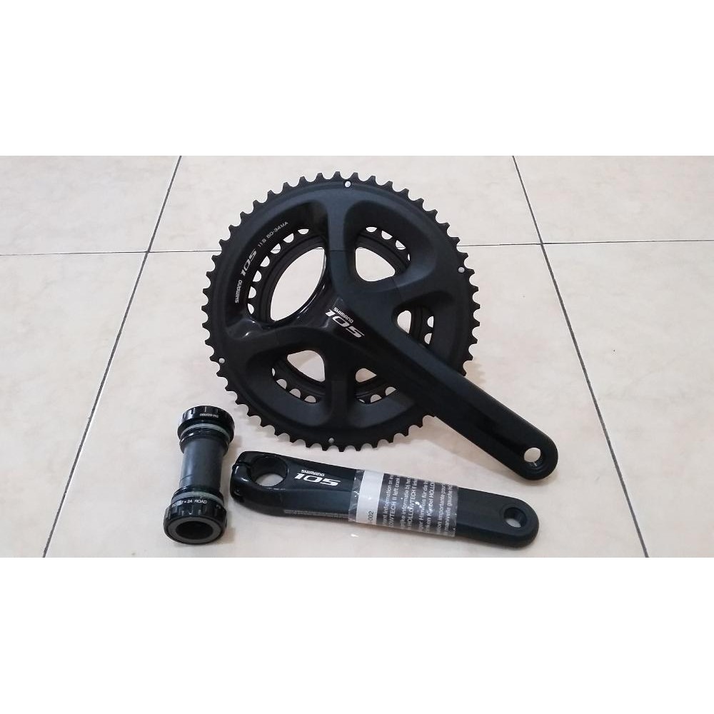 Jual Fl - Crank Balap Shimano 105 11Sp 50 - 34T 170Mm Top Indonesia|Shopee Indonesia