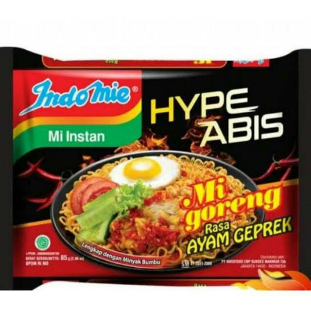 Mie Hype Abis Ayam Geprek Ghana tips