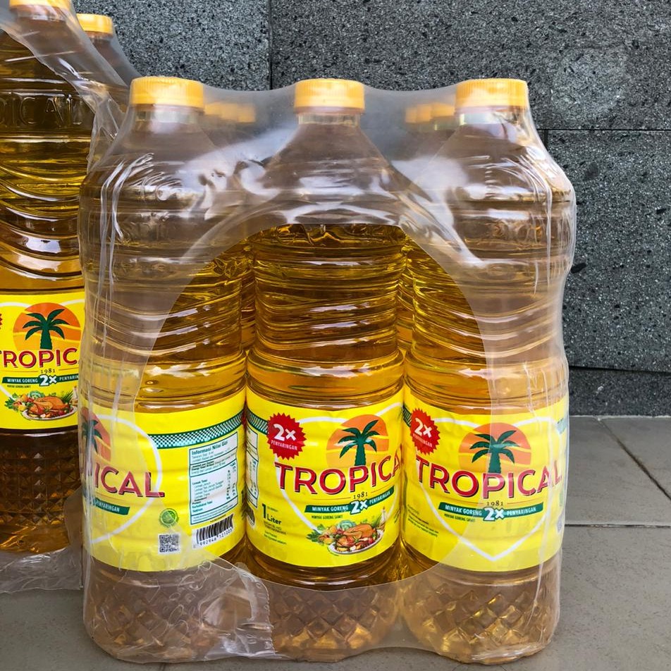 TROPICAL Minyak Goreng 1L Botol Kemasan Botol 1 Liter | Shopee Indonesia