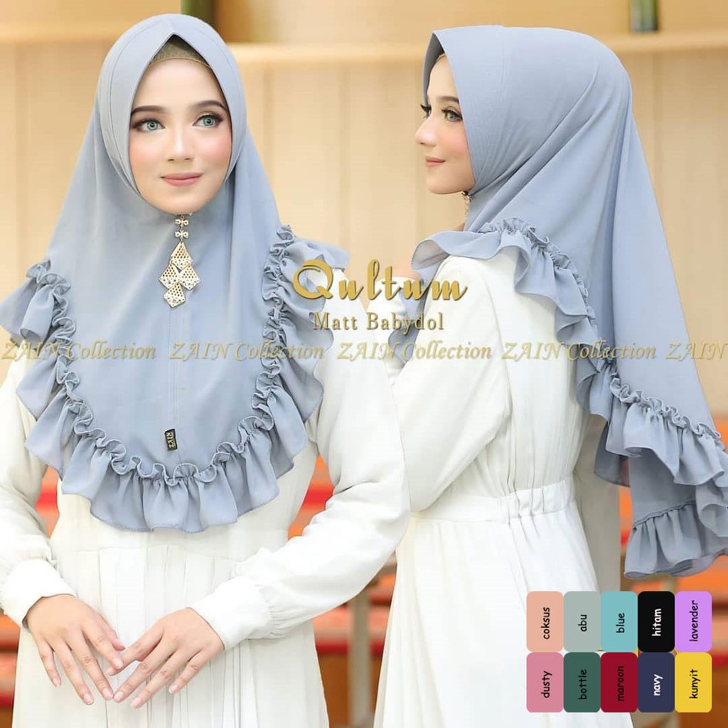 Shopee Jilbab Instan Murah Voal Motif