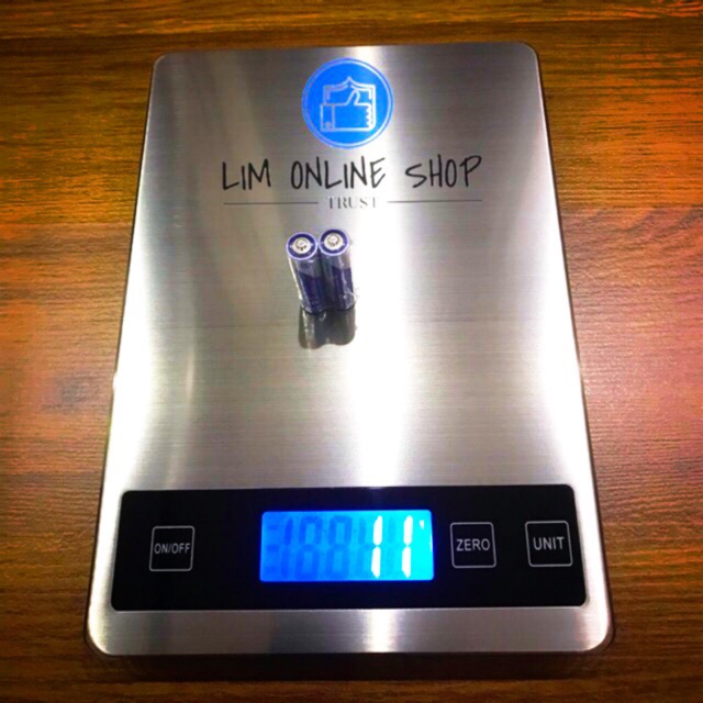 Timbangan Dapur Digital 15 KG 1g Layar Sentuh Digital Scale Timbangan Obat  Timbangan Kopi | Shopee Indonesia
