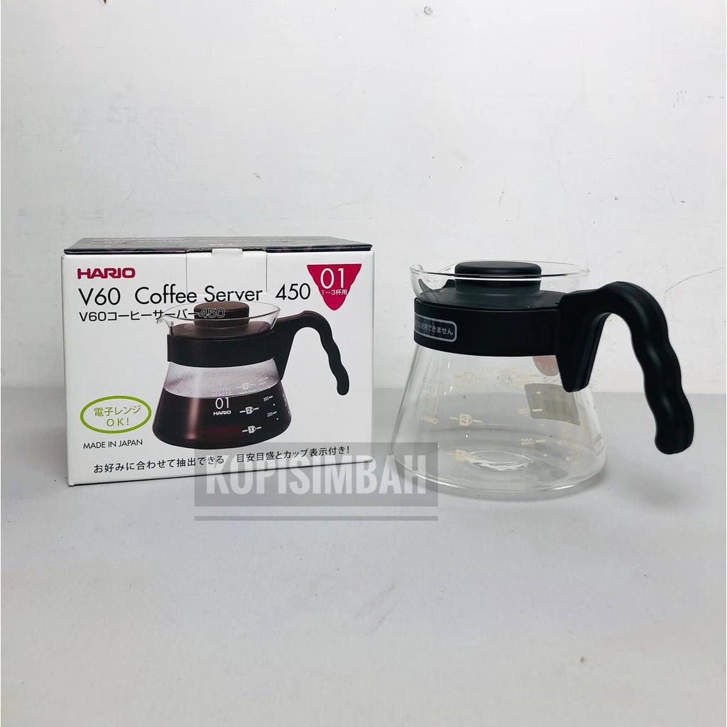 Jual HARIO Glass Coffee Server Size 01 Teko Gelas Serve Seduhan Kopi