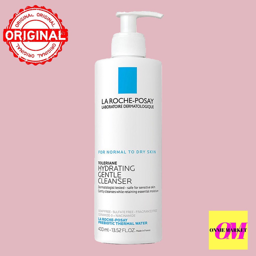 Jual La Roche-Posay Toleriane Hydrating Gentle Face Cleanser For Sensitive Skin 400 Ml Indonesia|Shopee Indonesia