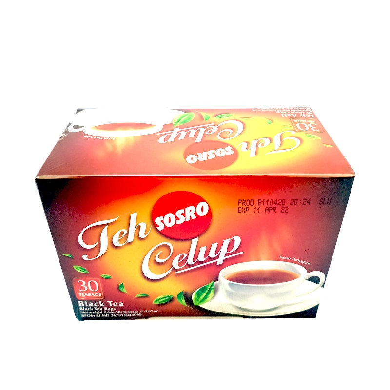 Jual Sosro Teh Black Tea Bag 30Pcs Shopee Indonesia