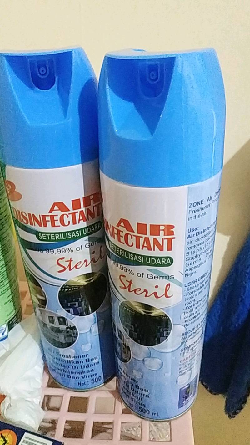 Jual Disinfectant Spray Zone Air Disinfektan / Malva 500Ml Pengilang Virus Dan Bakterial Luar Pulau On Indonesia|Shopee Indonesia