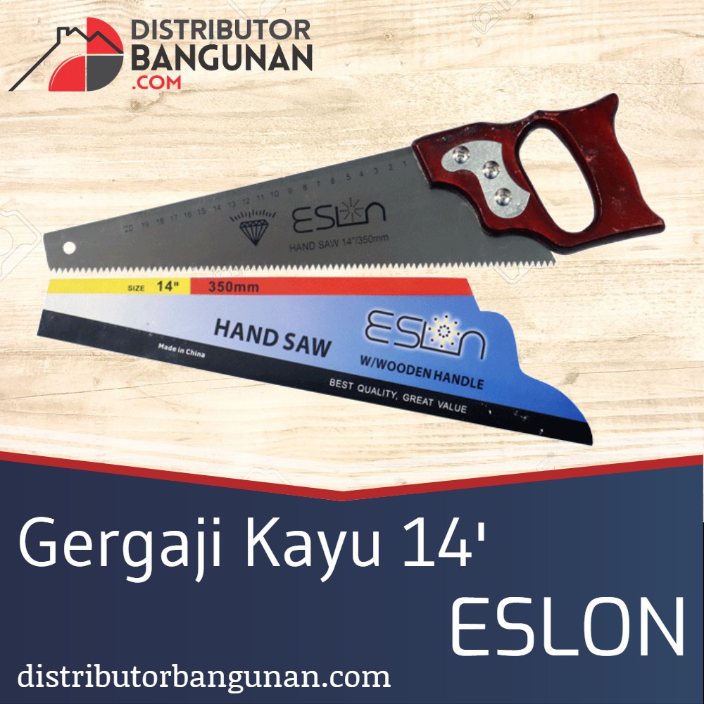 Paket Gergaji Kayu Ukuran 14 Sampai 18 ESLON Shopee