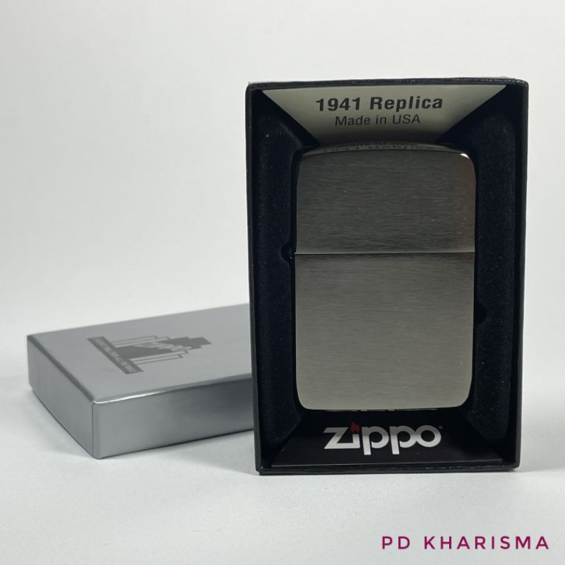 Jual KOREK ZIPPO 24096 1941 REPLICA BLACK ICE Shopee Indonesia