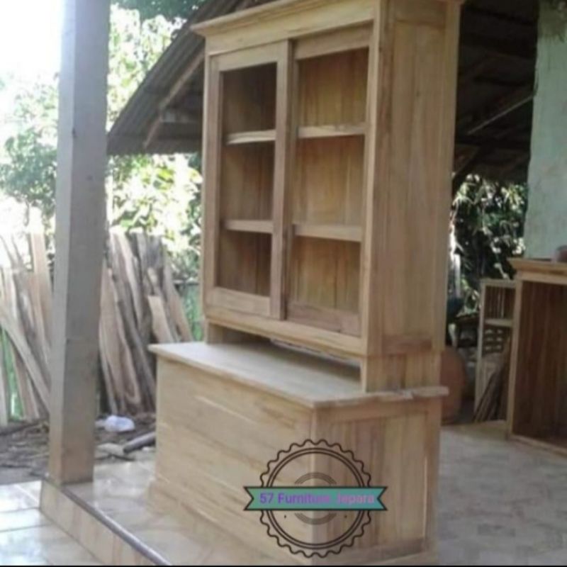 Harga Lemari Piring Kayu Jati Terbaru Oktober 2021 | BigGo Indonesia