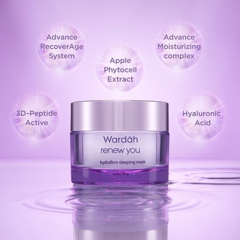 Jual Wardah Renew Hydrafirm Sleeping Mask (30ml) Shopee Indonesia