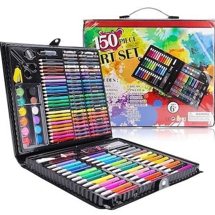 Jual Crayon Set 150 pcs / Krayon Set / Art Set / Perlengkapan