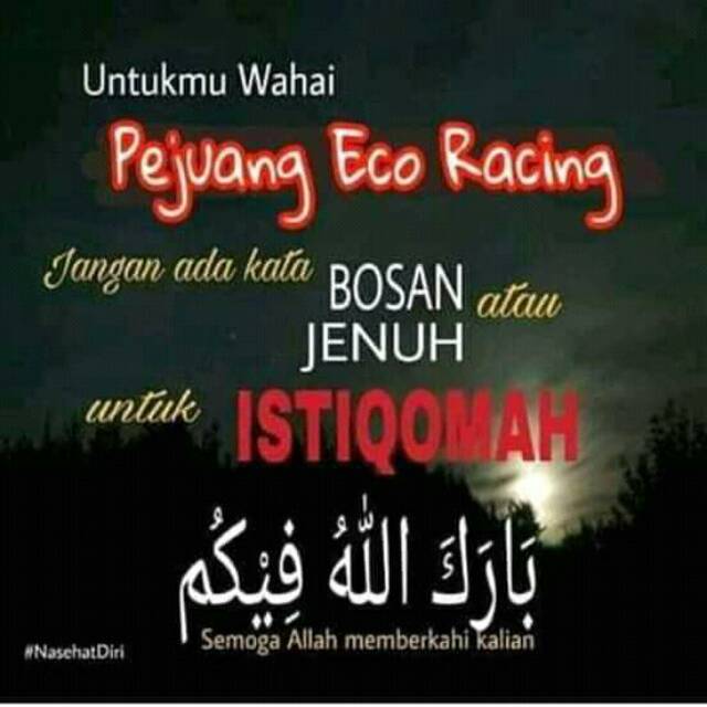 Kata Kata Promosi Eco Racing Master Books