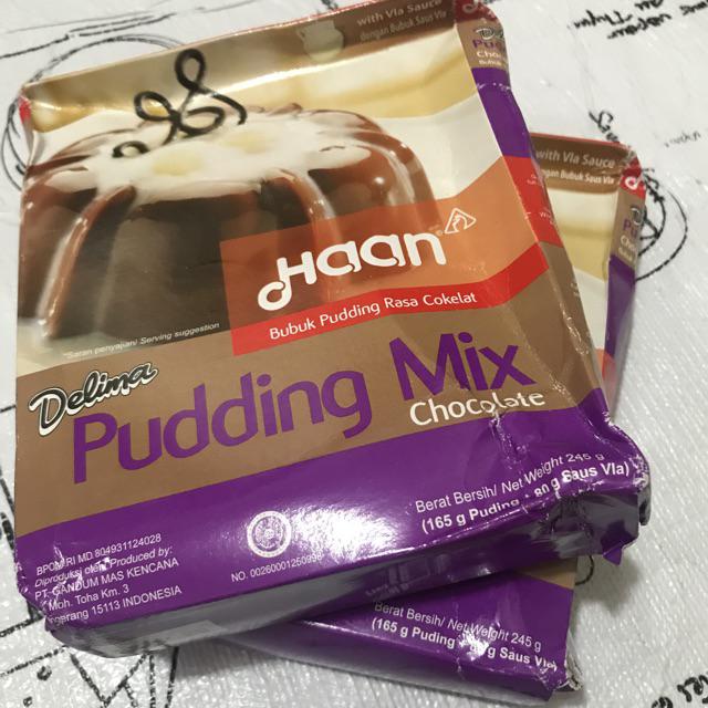 Haan Pudding Mix Chocolate Puding Coklat Delima 245 gr Shopee Indonesia