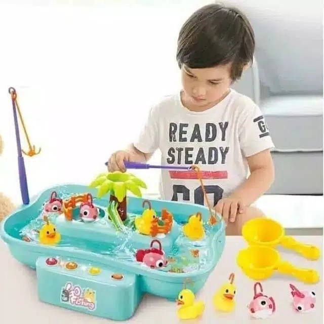 Jual Mainan Pancingan Ikan Bebek Fishing Game Elektronik Fu-1116 Untuk Anak Laki Laki Terbaru 2021 | Shopee Indonesia