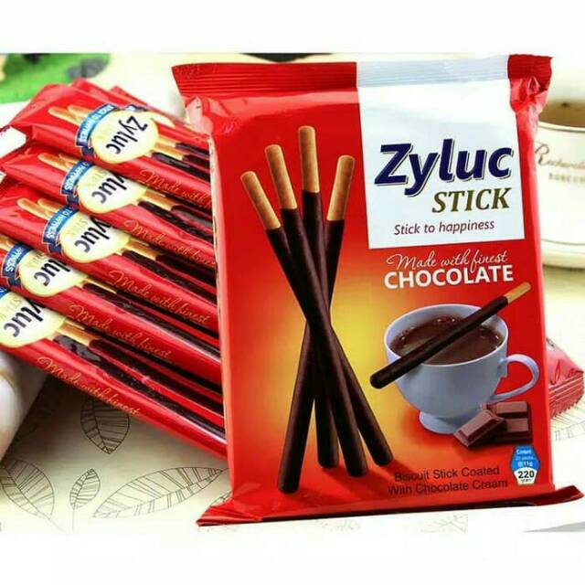 Jual Promo Snack Stick Cokelat Zyluc Merah 20 Pcs Chocolate Stick Zyluc Cemilan Jajanan Coklat Murah | Shopee Indonesia