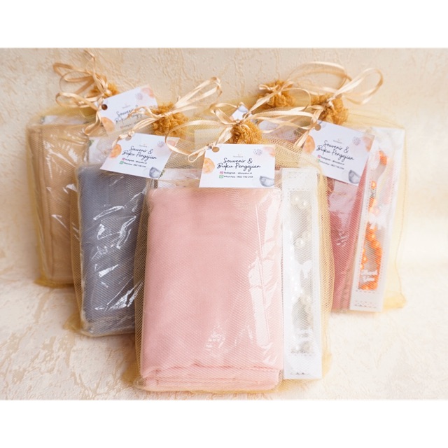 SOUVENIR HIJAB TASBIH / PARCEL HAMPERS / PENGAJIAN