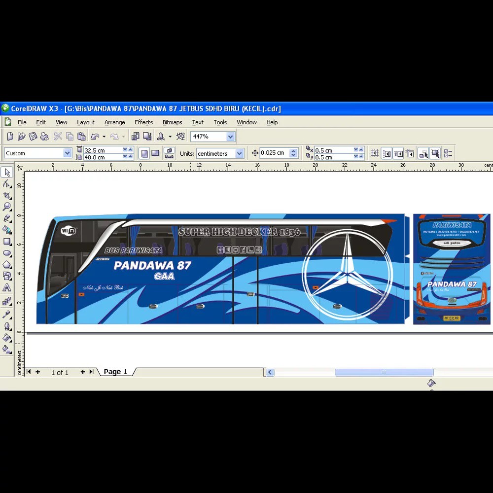 Livery Bussid Shd Pandawa 87 Shd