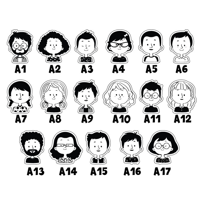 Pop Socket Avatar Orang / kartun wajah orang / Pop Socket Avatar | Shopee  Indonesia