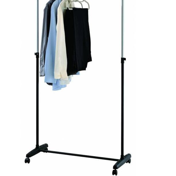 JYSK CLOTHES RAIL JERSLEV 89X38X167CM BLACK/ GANTUNGAN BAJU Shopee