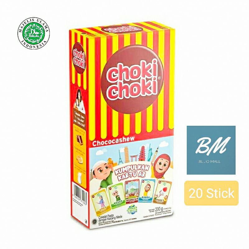 Jual CHOKI CHOKI Chococashew 20 Pcs / Choki Choki Chococashew 1 Box
