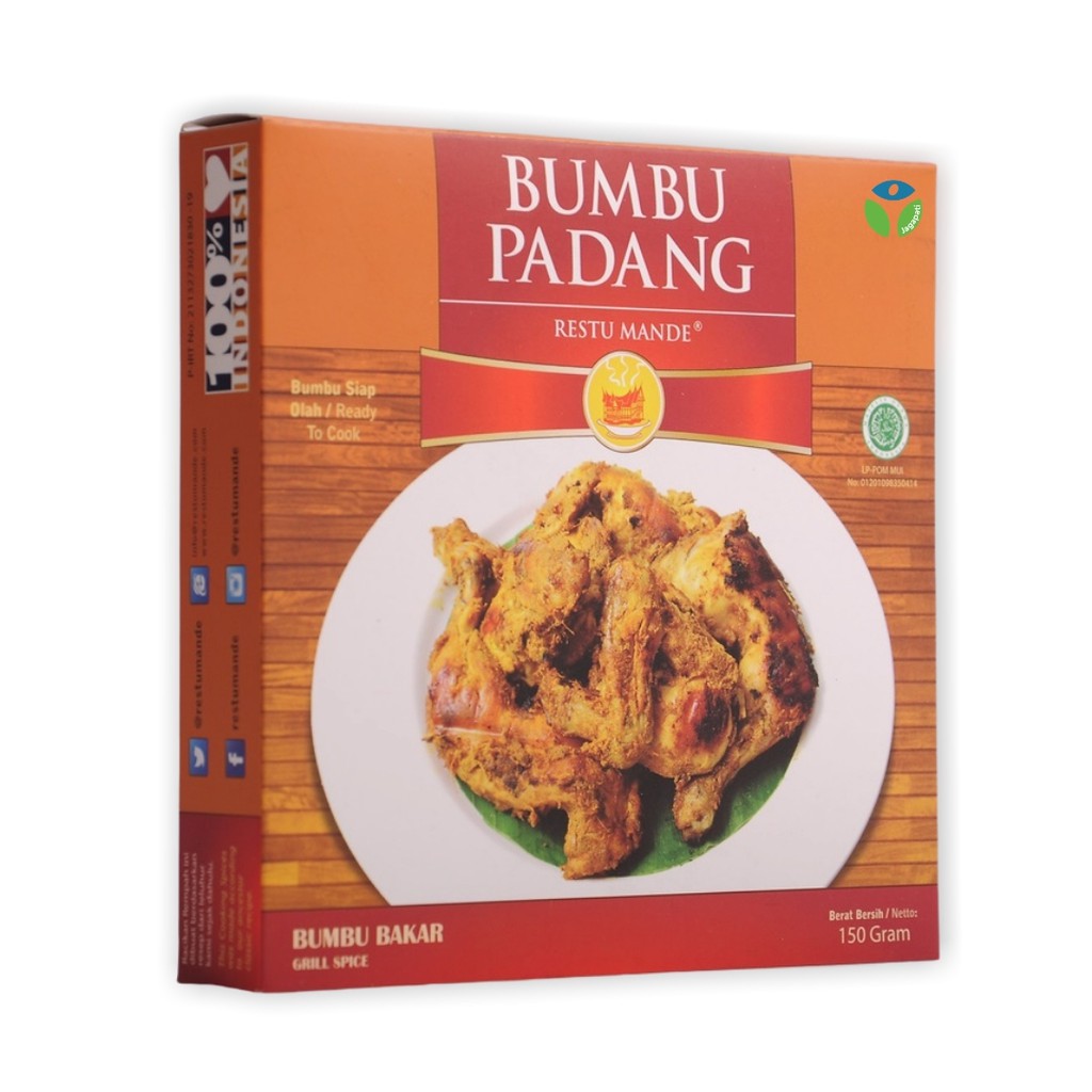 Restu Mande Bumbu bakar Bumbu Padang instan 150gr
