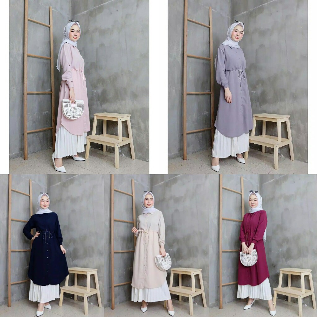 [Bisa COD] NORAH TUNIK Fashion Muslim / Ootd / Tunik
