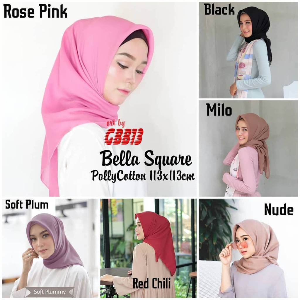 Hijab Bella Square Mutiara Terbaru Meiyurita