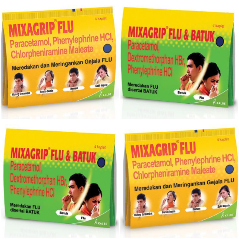 Jual Mixagrip Flu / Obat Flu / Obat Pilek / Obat Demam / Obat Sakit