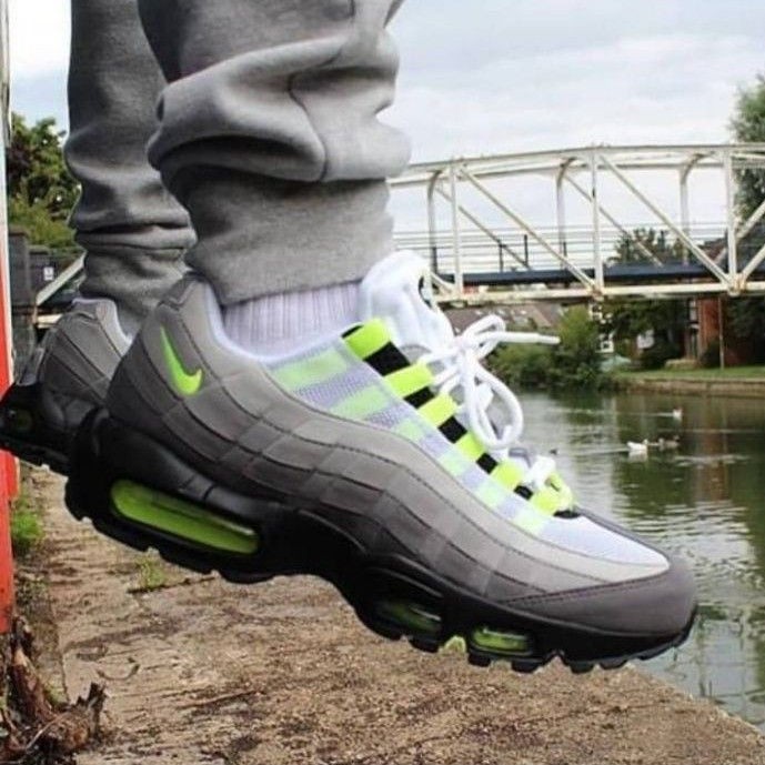 Jual Sepatu Nike Air Max 95 Og Grey Neon | Shopee Indonesia