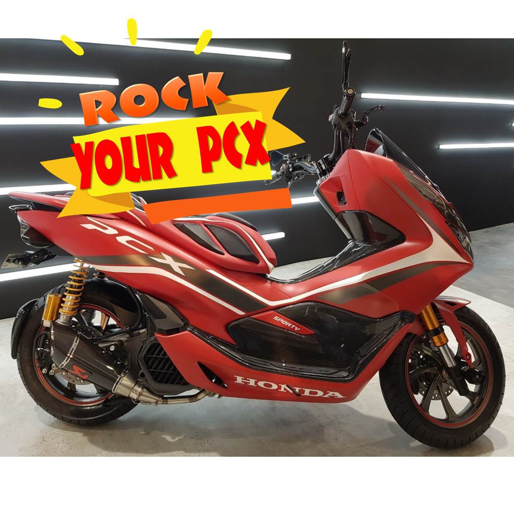 AKSESORIS HONDA PCX 150 MODIFIKASI PCX SIDE BODY PROTECTOR