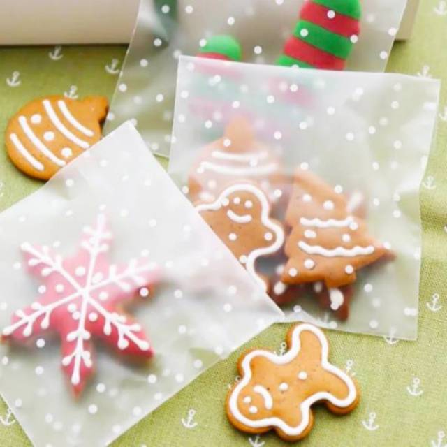 Plastik Dove Kantong Kue Cake Roti Permen Donat Cookies Bag Frosted