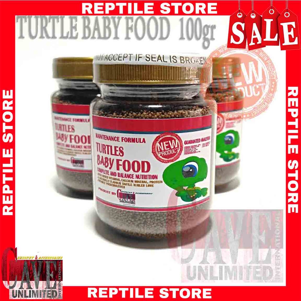 Jual Makanan pakan anak bayi kura kura air baby turtle food kemasan