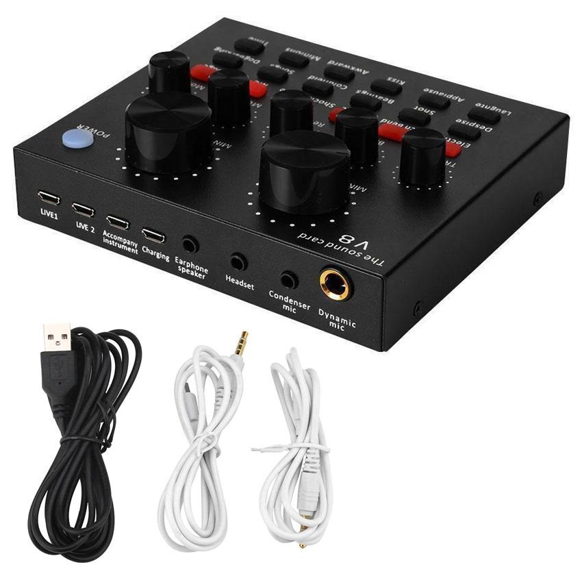 Jual Sound Card V8 Soundcard Audio Controller and Mixer Indonesia